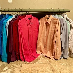 Multi shades blue. Multi shades red. Multi colored patterns. $200 for all 13